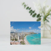Waikiki Beach Briefkaart (Staand voorkant)