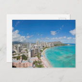 Waikiki Beach Briefkaart (Voorkant / Achterkant)