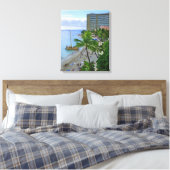 Waikiki Beach Canvas Afdruk (Insitu (Slaapkamer))