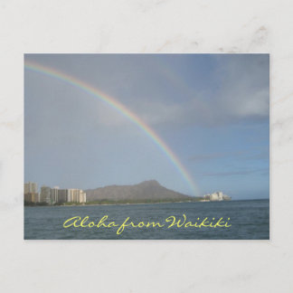 Waikiki Beach, Hawaii Briefkaart