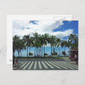 Waikiki Beach Hawaii Briefkaart (Voorkant / Achterkant)