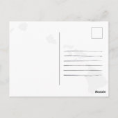 Waikiki Beach Hawaii Palmbomen Souvenir Briefkaart (Achterkant)