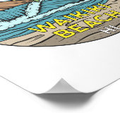 Waikiki Beach Hawaii  Poster (Hoek)