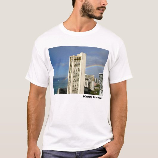 Waikiki Beach , Hawaii T-shirt (Voorkant)
