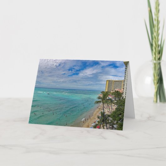 Waikiki Beach Kaart (Voorkant)