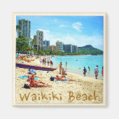 Waikiki Beach Magnet (Devant)