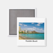 Waikiki Beach Magnet Magneet (Voorkant / Achterkant)