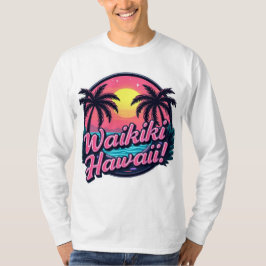 Waikiki Beach met lange mouwen T-shirt