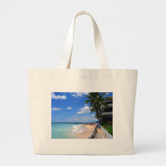 Waikiki Beach, Oahu, Hawaii Grote Tote Bag