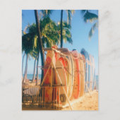 Waikiki Beach Surfboards Feestdagenkaart (Voorkant)
