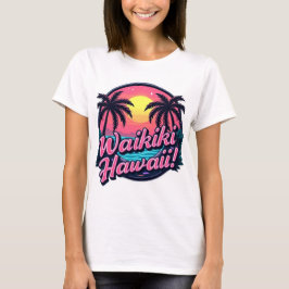 Waikiki Beach Vrouwen T-Shirt