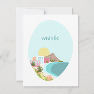 Waikiki Briefkaart