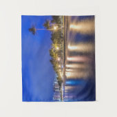 Waikiki City op Dawn Wandkleed (Voorkant)