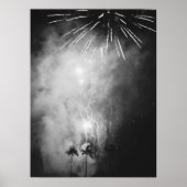 Waikiki Fireworks Fotografie Poster (Voorkant)