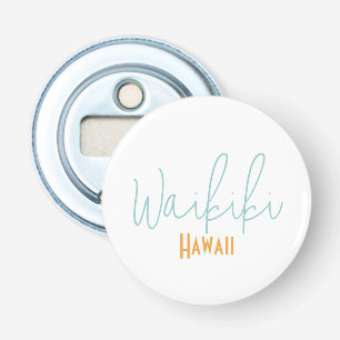 Waikiki, Hawaï souvenir Button Flesopener