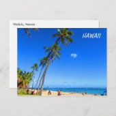 Waikiki Hawaii Briefkaart (Voorkant / Achterkant)