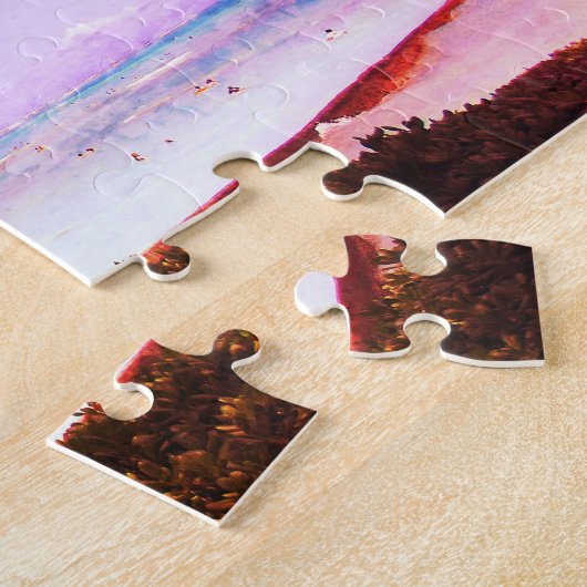 waikiki hawaii retro-look legpuzzel (Zijkant)