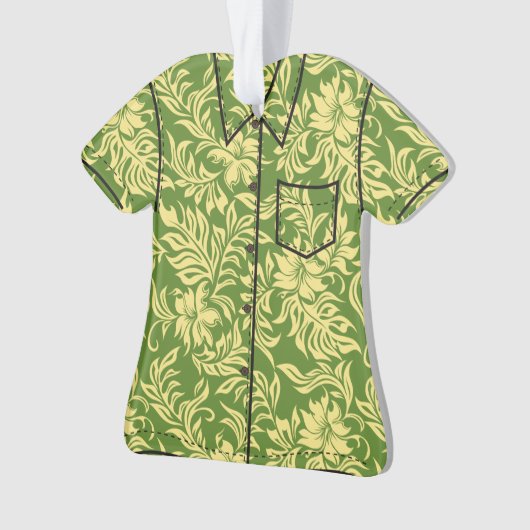 Waikiki Hibiscus Hawaiian Pareau Flora Aloha Shirt (devant)