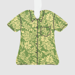 Waikiki Hibiscus Hawaiian Pareau Flora Aloha Shirt