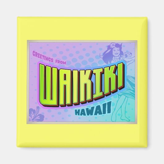 WAIKIKI MAGNEET (Voorkant)