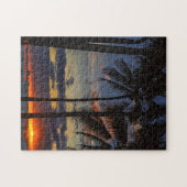 Waikiki Palm Sunset Legpuzzel (Horizontaal)