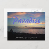 Waikiki-strand Briefkaart (Voorkant / Achterkant)