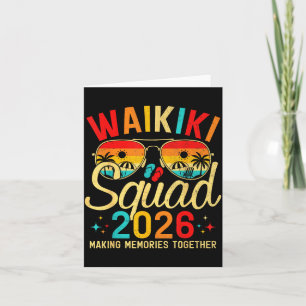 Waikiki-strand hawaii zomer vakantie familie reis kaart