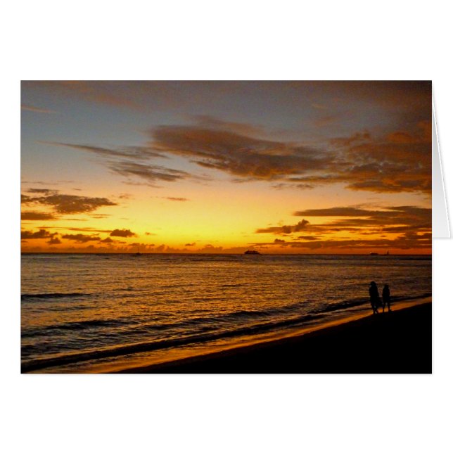 Waikiki Sunset (Voorkant Horizontaal)