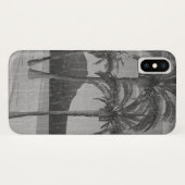 Waikiki vervormd grijs Briefkaart Case-Mate iPhone Case (Achterkant (horizontaal))