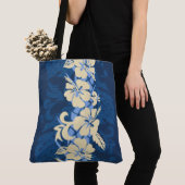 Waikoloa Hawaiian Hibiscus Floral Beach Draagtas (Dichtbij)