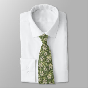 Wailea Hibiscus Hawaïaanse Bloem Camo Duo Hoezen Stropdas
