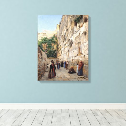 Wailing Wall | Gustav Bauernfeind | Canvas Afdruk (Insitu (Houten vloer))