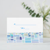 Wailing Wall Israel Bar Bat Mitzvah Escort card Kaart (Staand voorkant)