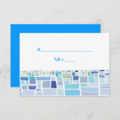 Wailing Wall Israel Bar Bat Mitzvah Escort card Kaart (Voorkant / Achterkant)