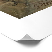 Wailing Wall van Gustav Bauernfeind Poster (Hoek)