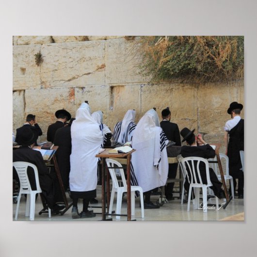 Wailing Wall vanaf Israel Canvas Print (Voorkant)
