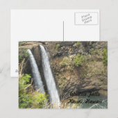Wailua Herfsten Kauai, Hawaii Briefkaart (Voorkant / Achterkant)