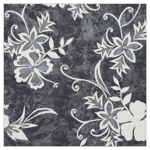 Waimanalo Hawaiian Hibiscus Batik Stof