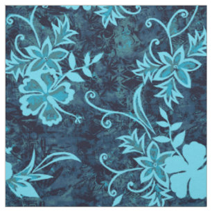 Waimanalo Hawaiian Hibiscus Batik Stof