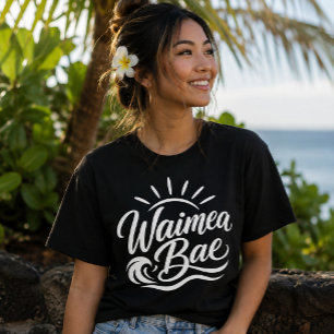 Waimea Bae hawaiiaanse cultuur T-shirt