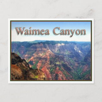 Waimea Canyon, Briefkaart