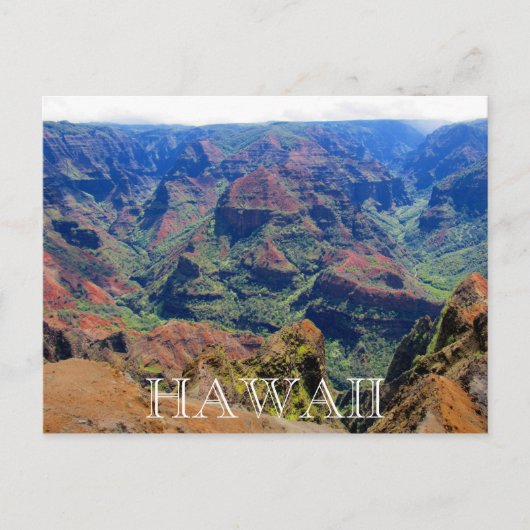 waimea canyon briefkaart (Voorkant)