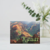 Waimea Canyon Briefkaart (Staand voorkant)
