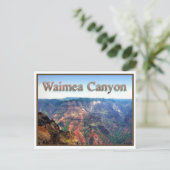Waimea Canyon, Carte postale (Debout devant)