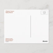 Waimea Canyon, Carte postale (Dos)