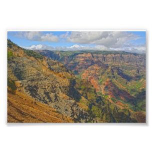 Waimea Canyon, Kauai, Hawaï Foto Afdruk