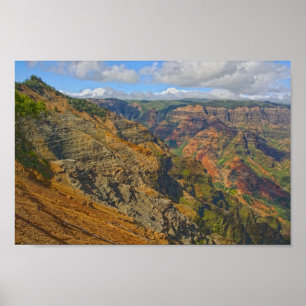 Waimea Canyon, Kauai, Hawaï Poster