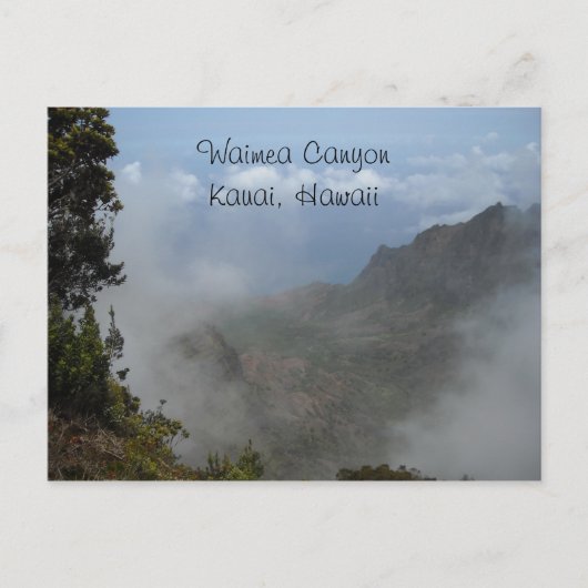 Waimea Canyon - Kauai, Hawaii Briefkaart (Voorkant)