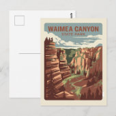 Waimea Canyon State Park, Hawaï Briefkaart (Voorkant / Achterkant)