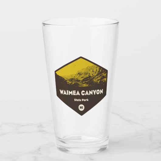 Waimea Canyon State Park Hawaii Glas (Voorkant)